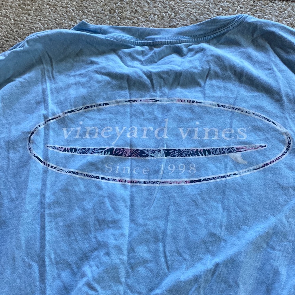Vineyard Vines Light Blue Short Sleeve Tee